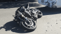 Stewart Street motorcycle vs car