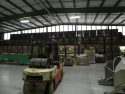 Indigeny cidery, equipment and pallets of bottle stock