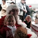 Bean Feed Katelin with Popcorn and Santa