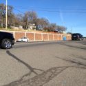 Painted retaining wall along Mono Way