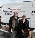 Resource Connection Food Bank Coordinator Tina Mather and Outreach Specialist Bonnie Acosta