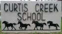 Curtis Creek Elementary School entrance sign