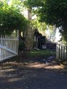 Gate and Chimney behind Inn