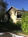 Front of burned Union Hill Inn Hall