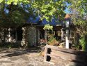 Front of burned Union Hill Inn Hall