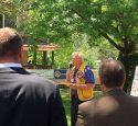 Jim Gormely and Supervisors listening to Dedication