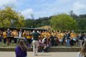 The Golden Regiment plays at send off celebration for Levi Lowe