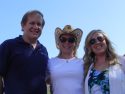 Parade Announcers Mark Truppner, Tamara Berg and Kelsey East