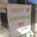 Barbershop sign in Jamestown