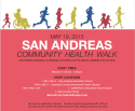San Andreas Community Health Walk 2015 Flyer