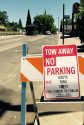 No Parking, S Washington St sign