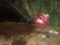 Stockton Road fire site and stolen shopping cart
