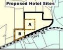 Proposed site for Golden State Holdings hotel
