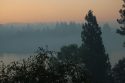 Big Creek Fire Morning Smoke Visible From PML