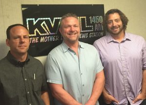 Erik Johnson, Pete Kampa and Rob Kostlivy