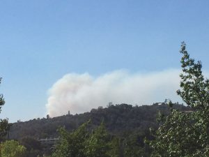 Smoke Southwest Of Angels Camp