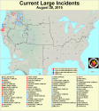 Current Nationwide Large Fire Incidents