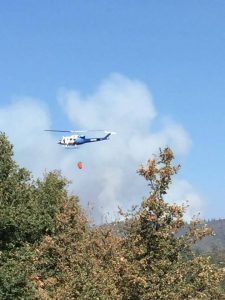Oak Fire in Cedar Ridge Air Attack Response