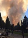 Oak Fire from Old Oak Ranch Conference Center