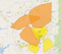 PGE-outage-map Butte Fire