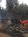 Damage to Regina Alderman's property from the Oak Fire