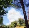 Cedar Ridge Fire From Paseo De Los Portales
