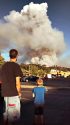 Butte Fire, downtown Jackson looking towards Mokelumne Hill