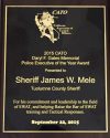 Sheriff Mele's Award