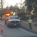 Caltrans Repairing Guardrail