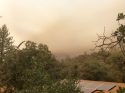 Butte Fire Smoke from Rancho Sonora off Racetrack Road