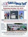 CAST (Catch A Special Thrill) Kids Fishing Fun Fair flyer, New Melones Lake