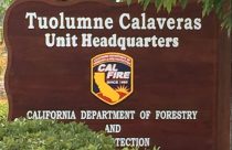 Cal Fire Tuolumne Calaveras Unit HQ sign