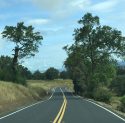 Highway 4, a section of the 'Wagon Trail' in Angels Camp, between Pool Station Road and Highway 49