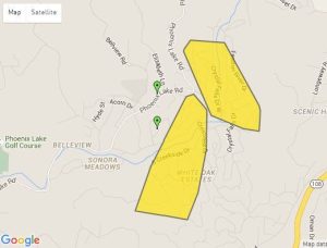 PG&E Revised Outage Map