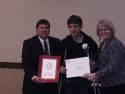 "Student of Year" William Cook (Tioga High)