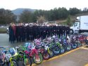 2015 Santa's Express, Cal Fire Personnel Delivers New Toys and Bikes