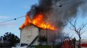 Masonic Hall Fire in Milton