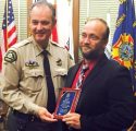 Tuolumne County Sheriff Jim Mele and Det. Paul Speers, Deputy of the Year 21015