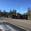 Logging Truck Accident On Mono Way