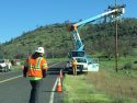 PG&E Crew Along Rock Creek Road