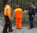 Fire Chief Larry Crabtree of Mi-Wuk Sugar Pine Fire Protection District Stands to the right