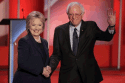 Hillary Clinton and Bernie Sanders