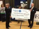 Tuolumne County Schools Superintendent Margie Bulkin and Daniel Shydler, ED Central Region Health Plan Anthem Blue Cros
