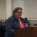 Melinda Fleming the executive director of TuCare reading letter to board