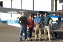 Flight crew from left to right: Jeffrey Moore, Amy Jirka - contractor with Quercus Consulting, Steve Datema - late season pilot and owner of Susanville Aviation, Philipp LaHaelaWalter -aerial surveyor with the Hawaii Department of Forestry and Wildlife.