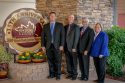 Black Oak Casino Resort executive team Pictured left to right: BJ Nelson, Executive Director of Operations; Aaron Moss, Casino General Manager; Ron Patel, Chief Executive Officer; Liane Crawford-Smith, Executive Director of marketing