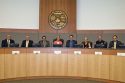 9-1-1 Advisory Board (Seated from left to right: Charles Melvin Berdan, Charles Cullen, Sam L.Spiegel, Karen Wong-Chair, Scott Howland,Jaime Young, Nathan Trauernicht, Tuolumne County Sheriff James Mele)