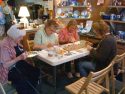 Glazing ornaments for the National Christmas Tree 2011: Laverne Richmond, Carol Norwood, Cathy Bergen, Maiya Morrison