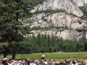 President Barack Obama gives speech at Yosemite