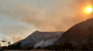 Fish Fire In Angeles National Forest